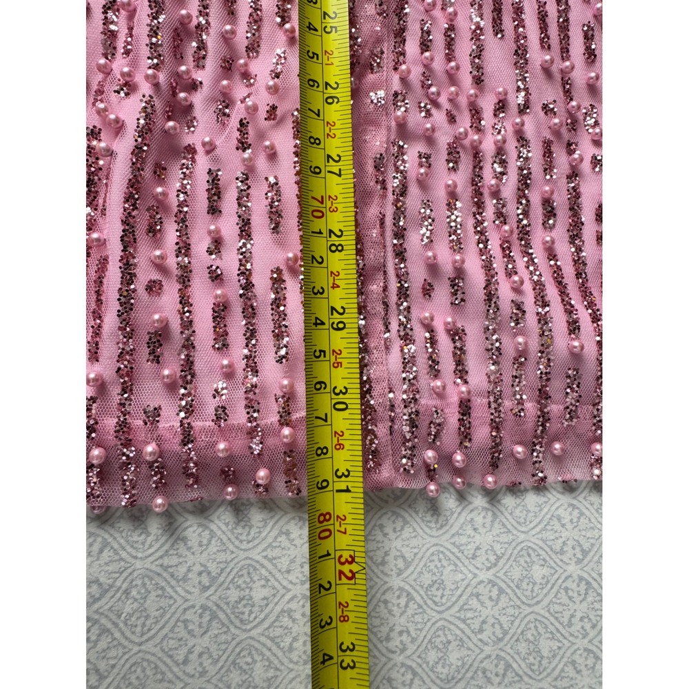 Oh Polly Lunetta Pink Sequin Mini Dress - Picture 3 of 9